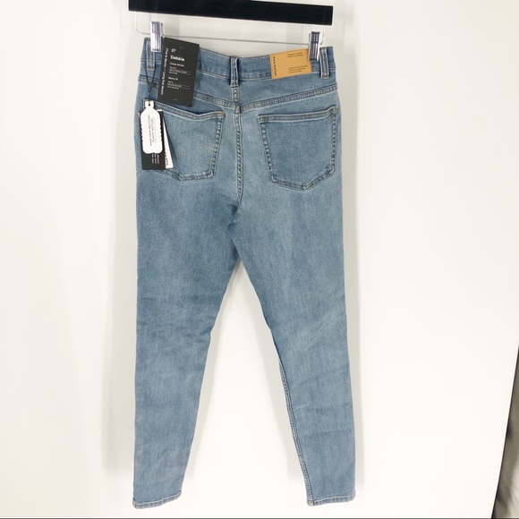 Frank & Oak NWT Debbie Skinny Jeans Light Wash 27 - Picture 7 of 7